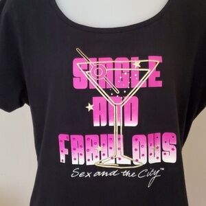 Sex & the city “Single”:tee L/XL